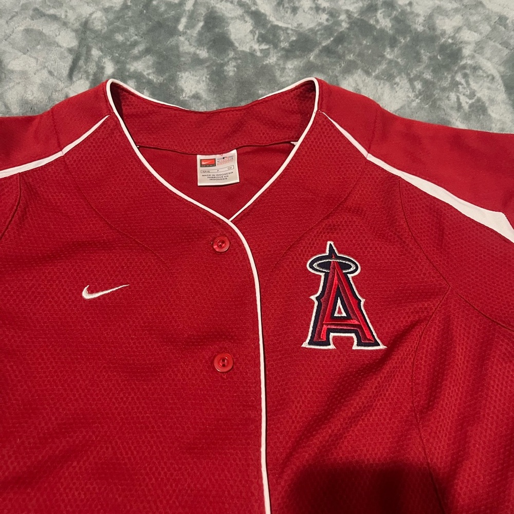 Nike Red Angels Jersey with White Trim S - Picture 3 of 8